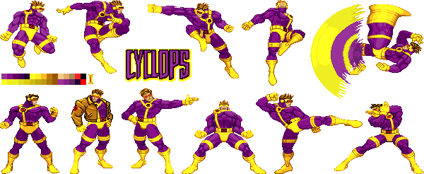 Cyclops - purple-gold